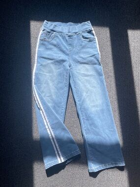 Women’s Blue Side-Stripe Jeans